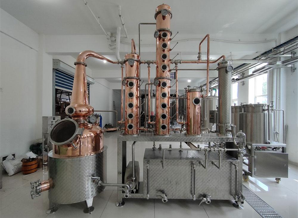 <b>300L Red copper distillation system bui</b>